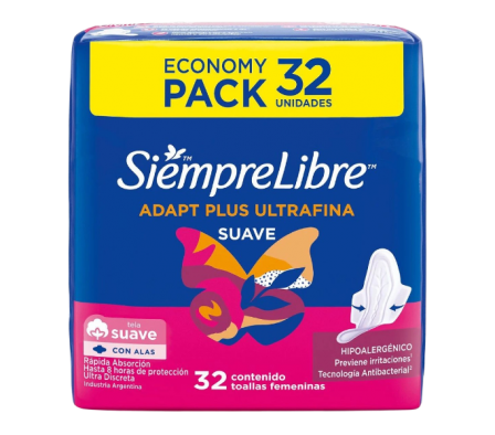 SIEMPRE LIBRE ADAPT PLUS ULTRAFINA 32 UND