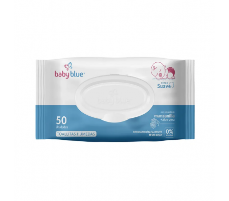 BABY  BLUE TOALLITAS HUMEDAS 50 UNI