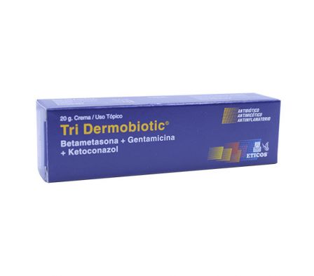 TRI-DERMOBIOTIC 1.215MG CR-DR ENVASE X 20GR
