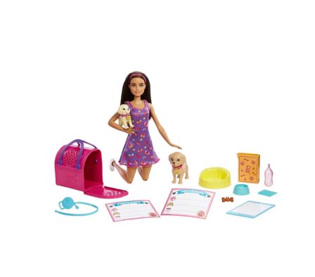 BARBIE ADOPTA UN PERRITO