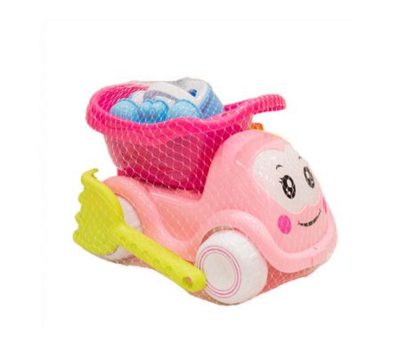 JUEGO PARA PLAYA CAMION ROSA