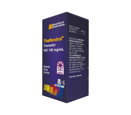 THALFENDROL GOTAS100 MG FRASCO X 20 ML