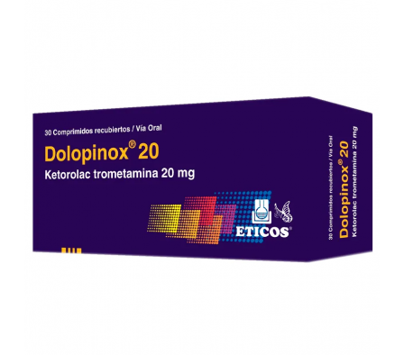DOLOPINOX 20 MG CAJA X 30 COMPRIMIDOS