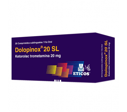 DOLOPINOX SL 20 MG CAJA X 20 COMPRIMIDOS