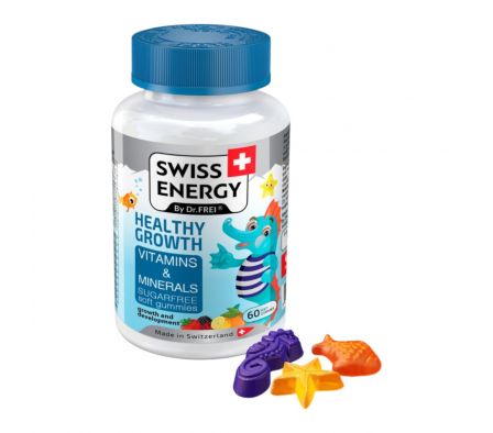 SWISS ENERGY HEALTHY GROWTH FRASCO X 60 GOMITAS