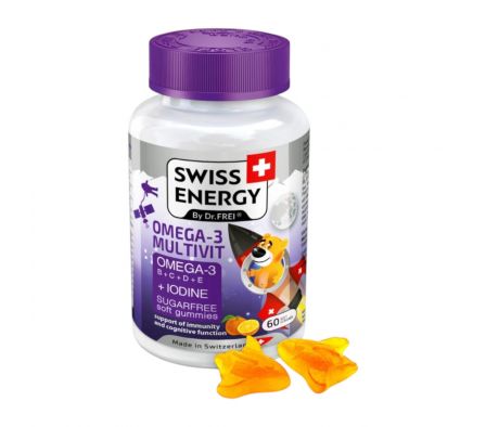 SWISS ENERGY OMEGA 3 MULTIVIT. FRASCO X 60 GOMITAS