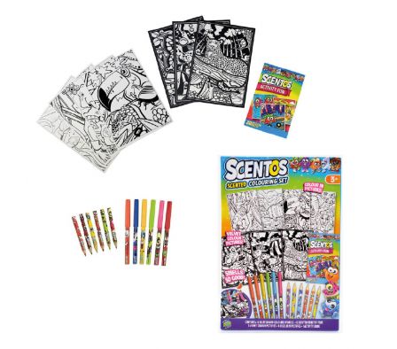 SCENTOS SET PARA COLOREAR 23 PZAS