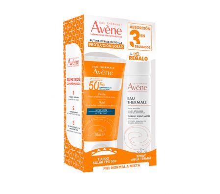 AVENE SOLAR PACK FLUIDO + AGUA TERMAL