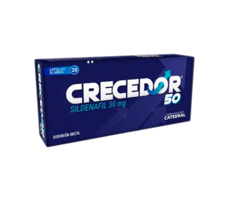 CRECEDOR 50 MG CAJA X 20 CAPSULAS