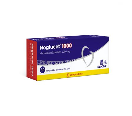 NOGLUCET 1000 MG CAJA X 30 COMPRIMIDOS