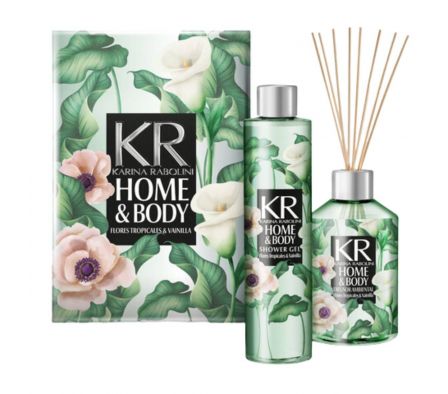 KARINA RABOLINI DIFUSOR 250ML+GEL DE DUCHA 240 ML BOUQUETE  FLORAL