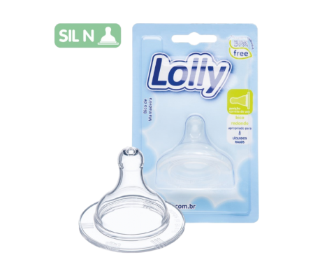 LOLLY TETINA NATURAL BOCA ANCHA SILICONA 0065
