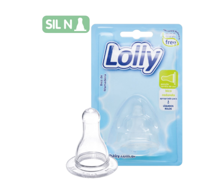 LOLLY TETINA SILICONA NATURAL +0M TRANSPARENTE