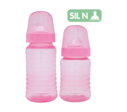 LOLLY KIT BIBERONES ROSA 2UN 340 ML 160 ML