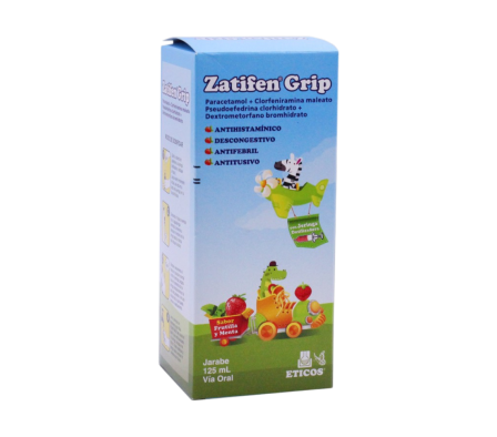 ZATIFEN GRIP  JARABE FRASCO X 125ML