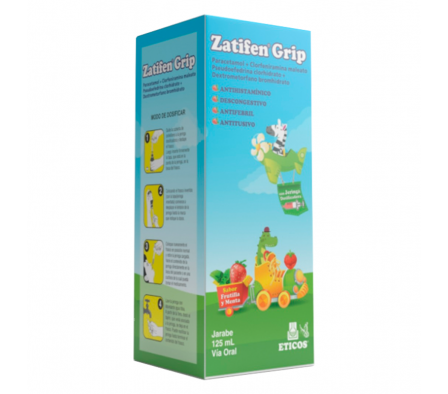 ZATIFEN GRIP  JARABE FRASCO X 125ML