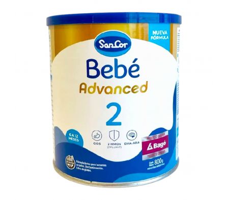 SANCOR BEBE ADVANCED 2 POLVO X 800 GRS.
