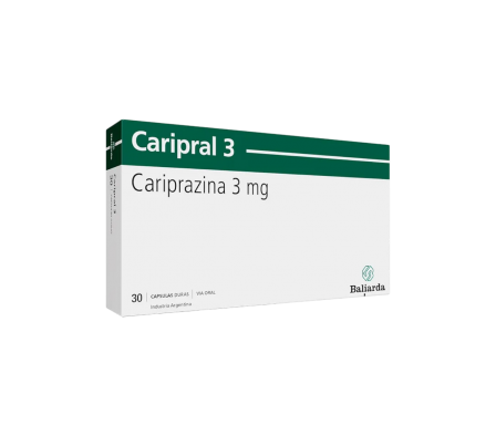 CARIPRAL 3 MG CAJA X 30 CAPS