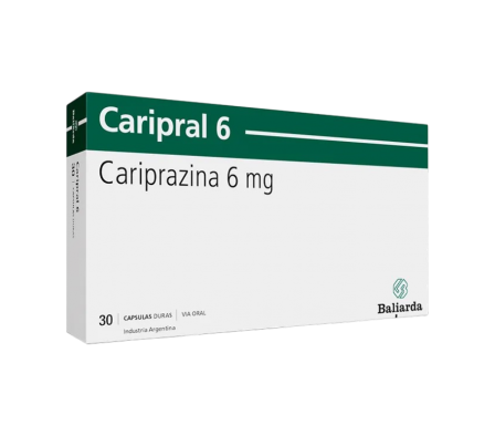 CARIPRAL 6 MG CAJA X 30 CAPS