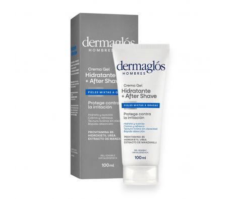 DERMAGLOS HOMBRES CREMA GEL HIDRATANTE +AFTER SHAVE X100GR