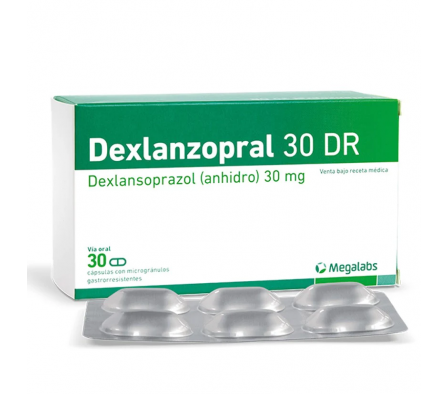 DEXLANZOPRAL 30 DR CAJA X 30 CAPSULAS
