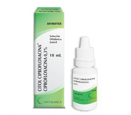 CITOL OFTALMICA CIPROFLOXACINA 3MG GT-OF FRASCO X 10ML