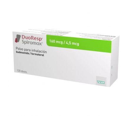 DUORESP SPIROMAX  160 MCG/4.5MCG  POLV. P/INHALAR X 120 DOSIS