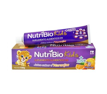 NUTRIBIO KIDS JALEA NARANJA + ZINC TUBO X 100 GR DE JALEA