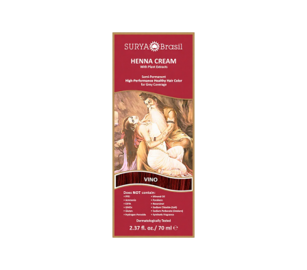 SURYA BRASIL HENNA CREMA VINO GRANATE