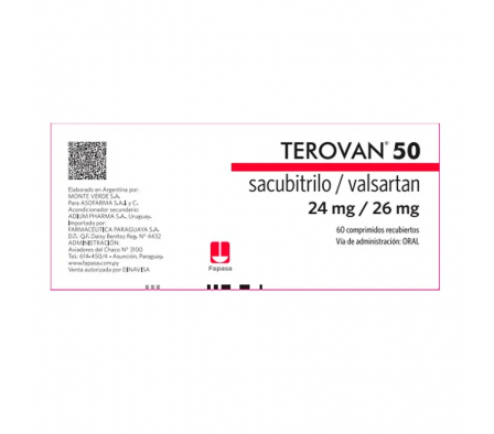 TEROVAN 50MG CAJA X 60 COMP
