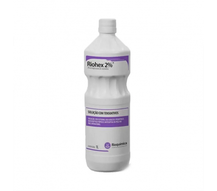 RIOHEX  2% SOLUCION JABONOSA CLOREXIDINA FCO X 1000 ML