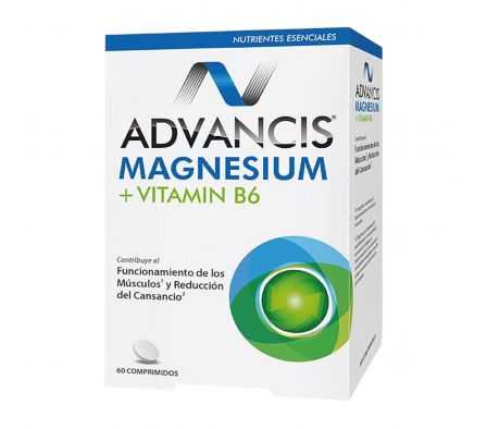 ADVANCIS MAGNESIUM + VITAMINA B6 CAJA X 60 COMP