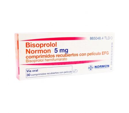 BISOPROLOL 5 MG CAJA X 30 COMPRIMIDOS