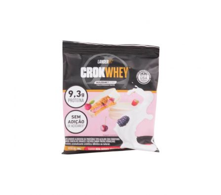 CROKWHEY RED BERRY YOGURT LANDERFIT CAJA DE 10 UNIDADES