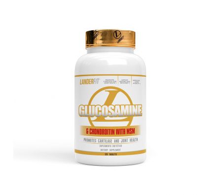 GLUCOSAMINE Y CHONDROITIN CON MSM LANDERFIT FCO X 120 TABLETAS