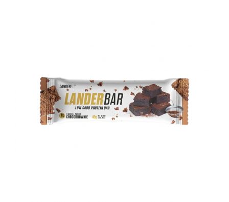 LANDERBAR CHOCOBROWNIE LOW CARB CAJA DE 20 UNIDADES