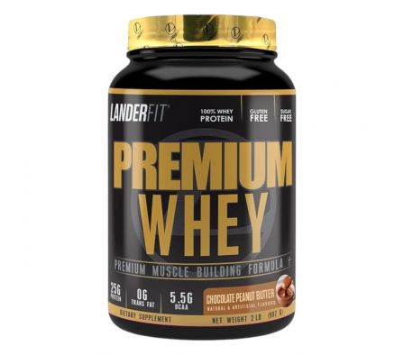 PREMIUM WHEY LANDERFIT 2 LBS CHOCOLATE PEANUT BUTTER