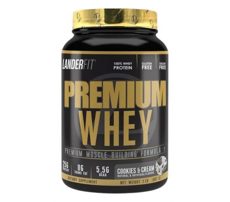 PREMIUM WHEY LANDERFIT 2 LBS COOKIES AND CREAM
