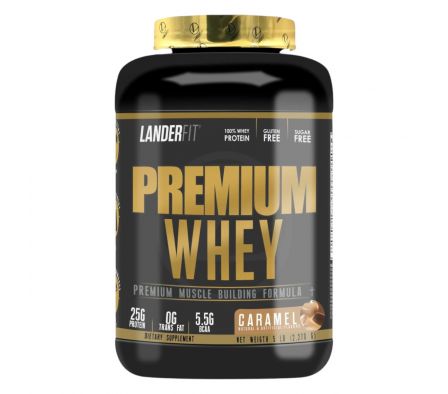 PREMIUM WHEY LANDERFIT 5 LBS CARAMELO