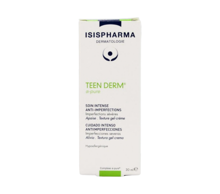 teen derm alpha pure gel crema pomo x 30ml.