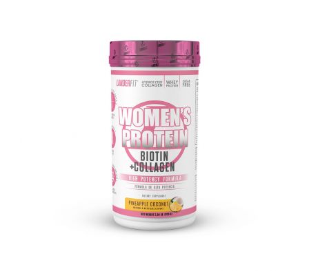 WOMEN’S PROTEIN + COLLAGEN LANDERFIT PINEAPPLE COCO NUT
POTE X 2 LBS