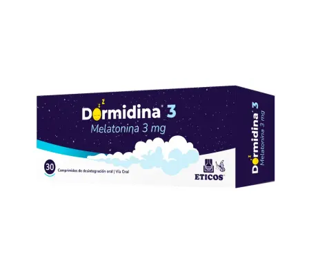 DORMIDINA 3 MG CAJA X 30 COMPRIMIDOS