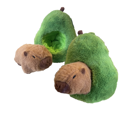 PELUCHE CAPIBARA C/AGUACATE  30 CM
