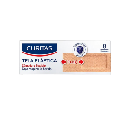 curitas tela elastica x8