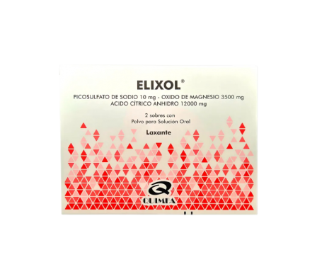 ELIXOL POLVO SOLUCION  ORAL17 GRAMOS X 2 SOBRES