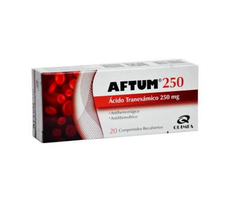 AFTUM 250 MG CAJA X 20 COMPRIMIDOS
