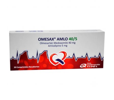 OMESAX AMLO 40/5 MG CAJA X 30 COMPRIMIDOS