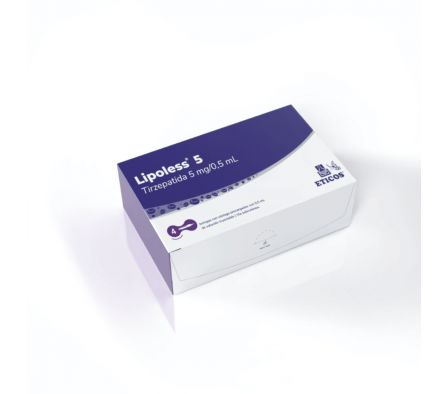 LIPOLESS 5 MG CAJA X 4 JERINGAS PRECARGADAS CON VASTAGO