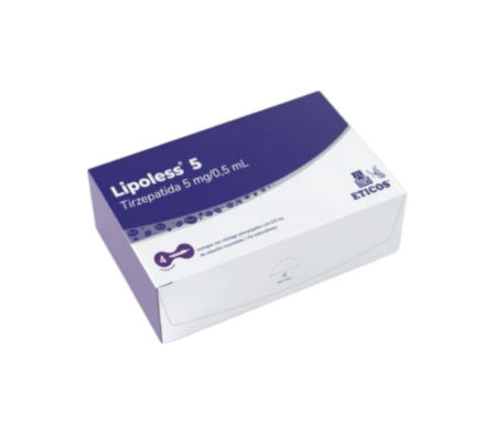 LIPOLESS 5 MG CAJA X 4 JERINGAS PRECARGADAS CON VASTAGO