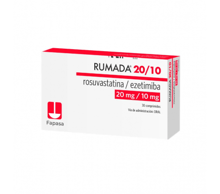 RUMADA 20/10 MG CAJA X 30 COMPRIMIDOS